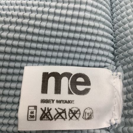  ISSEY MIYAKE イッセイミヤケ me ミー カーディガン チェック ワッフルプリーツ MI12FO311 スカイブルー