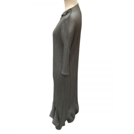  ISSEY MIYAKE イッセイミヤケ PLATSPLEASE 変形 ワンピース スカート SIZE 3 PP53-JH596 グレー