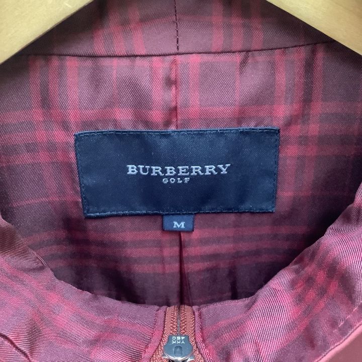 BURBERRY GOLF バーバリーゴルフ レディース ベスト SIZE M エンジ｜中古｜なんでもリサイクルビッグバン