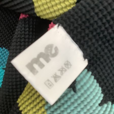  ISSEY MIYAKE イッセイミヤケ me ミー カットソー ワッフルプリーツ トランプマーク柄  ブラック