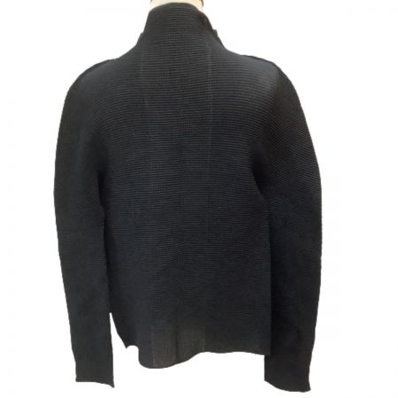  ISSEY MIYAKE イッセイミヤケ me ミー レディース ワッフルプリーツ カーディガン SIZE Free ブラック