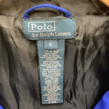 POLO RALPH LAUREN ポロラルフローレン キッズ 子供 男の子 ジャンパー ダウン SIZE 120cm ブルー
