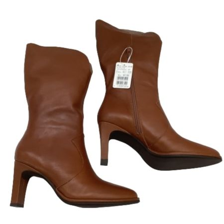 PECHINCHAR  ペシンシャ タグ付き 未使用 レディース ミドルブーツ SIZE 37 ブラウン