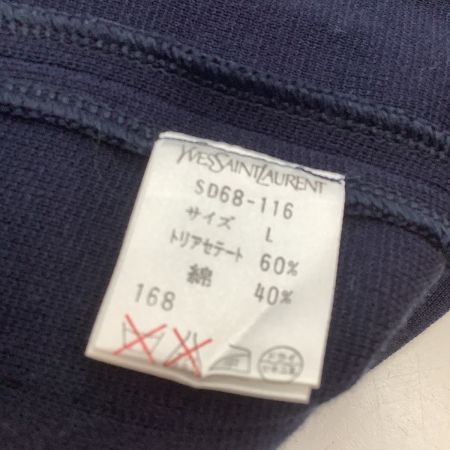  Yves Saint Laurent イブサンローラン レディース カーディガン SIZE L ネイビー