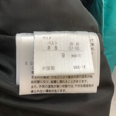 DESCENTE デサント レディース スノーウェア 上下セット SIZE9号 エメラルドグリーン×ブラック