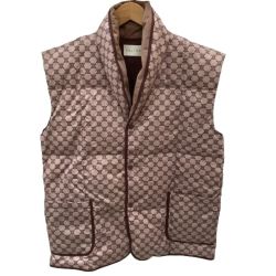 ♪♪ CELINE セリーヌ レディース ダウンベスト  西川ダウン ピンク Bランク