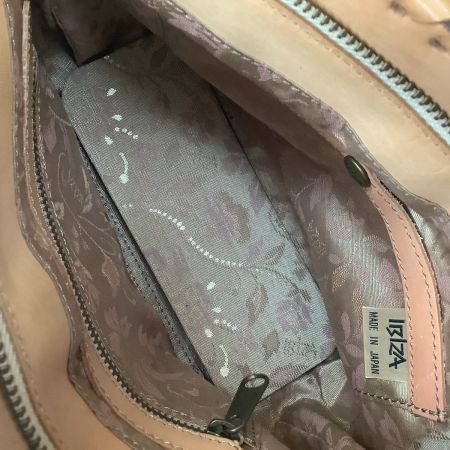 IBIZA イビサ レディース ショルダーバッグ レザー ベージュ