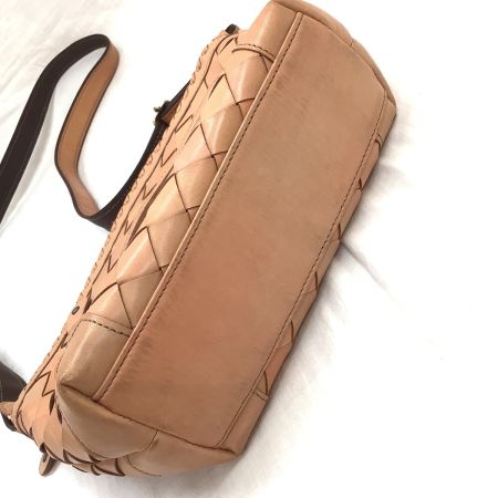 IBIZA イビサ レディース ショルダーバッグ レザー ベージュ