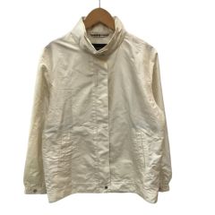 BURBERRY GOLF バーバリー ゴルフ レディース ナイロンジャケット SIZE L アイボリー Bランク
