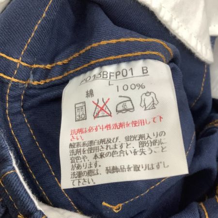  PINK HOUSE ピンクハウス レディース サスペンダー付き カーゴパンツ うさぎ トランプ ワッペン 　 ネイビー