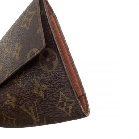  LOUIS VUITTON ルイヴィトン 長財布 ３つ折り財布 モノグラム ポルト トレゾール インターナショナル M61215