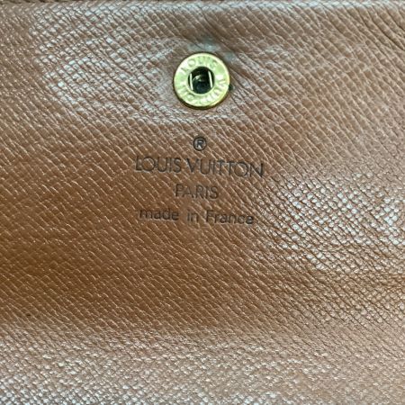  LOUIS VUITTON ルイヴィトン 長財布 ３つ折り財布 モノグラム ポルト トレゾール インターナショナル M61215