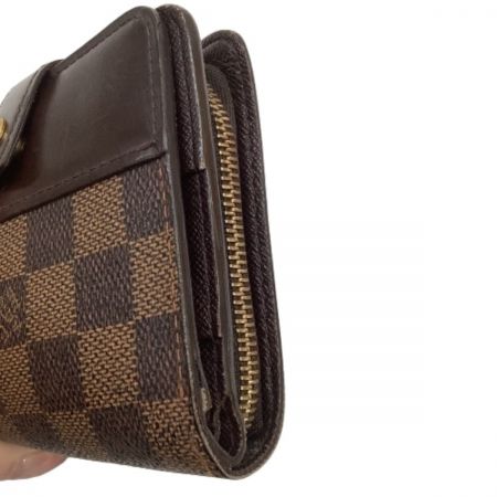 LOUIS VUITTON ルイヴィトン ２つ折り財布 ダミエ コンパクト・ジップ N61668