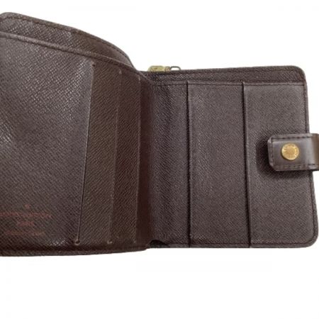 LOUIS VUITTON ルイヴィトン ２つ折り財布 ダミエ コンパクト・ジップ N61668