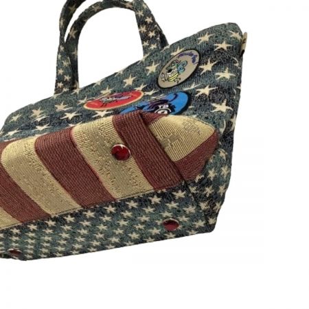  Think Bee シンクビー レディース ハンドバッグ ワッペン 星 