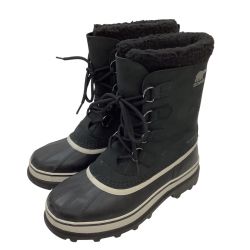 SOREL ソレル  Caribou カリブー メンズ 美品  スノーブーツ SIZE 27cm NM1000-016 ブラック Aランク