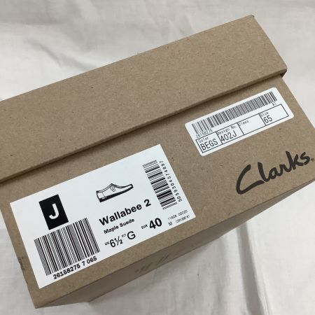  CLARKS クラークス ユニセックス メンズ レディース ワラビーシューズ SIZE 25cm ベージュ