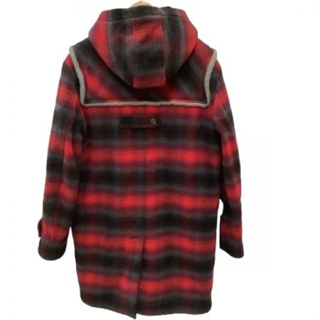  DOLCE & GABBANA ドルチェアンドガッバーナ メンズ ダッフルコート SIZE S チェック レッド