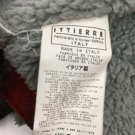  DOLCE & GABBANA ドルチェアンドガッバーナ メンズ ダッフルコート SIZE S チェック レッド