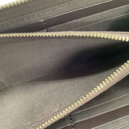 SACURA サクラ 長財布 レザー シワ加工 ダークブラウン