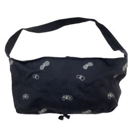 ♪♪ mina perhonen ミナ ペルホネン レディース ショルダーバッグ 蝶々  ネイビー Bランク