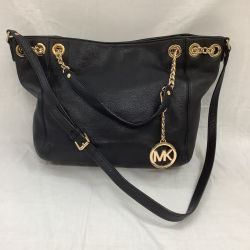 ♪♪ MICHAEL KORS マイケルコース レディース ２WAYバッグ ハンドバッグ ショルダーバッグ ブラック Bランク