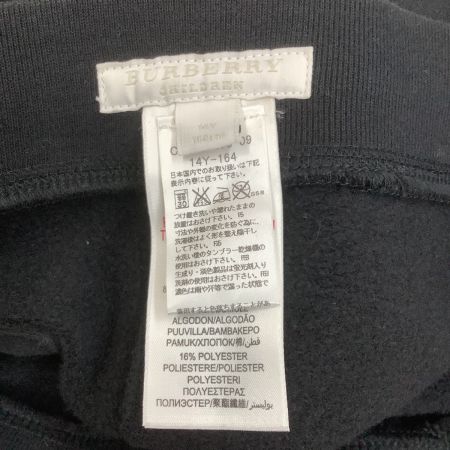  BURBERRY CHILDREN バーバリー キッズ 子供 パンツ スウェット SIZE 14Y 160cm ブラック