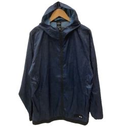 ♪♪ OAKLEY オークリー メンズ 未使用 タグ付き ナイロンジャケット SIZE XL ネイビー Sランク