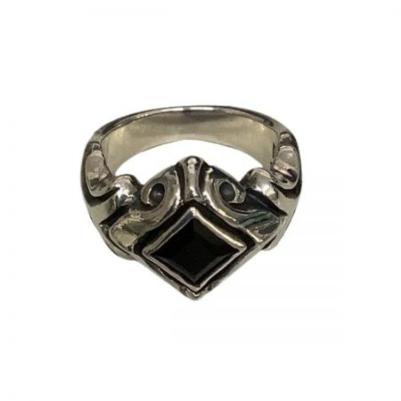  m's collection エムズコレクション アクセサリー  リング 指輪 SILVER925 黒色石 7号