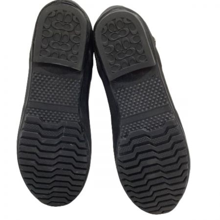  COACH コーチ レディース レインブーツ シグネチャー SIZE 8M（25cm程度） ブラック