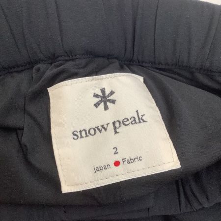  snowpeak スノーピーク レディース アウトドア パンツ  SIZE 2 ブラック