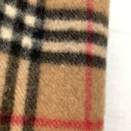  BURBERRY LONDON バーバリーロンドン マフラー チェック 100％ウール ベージュ