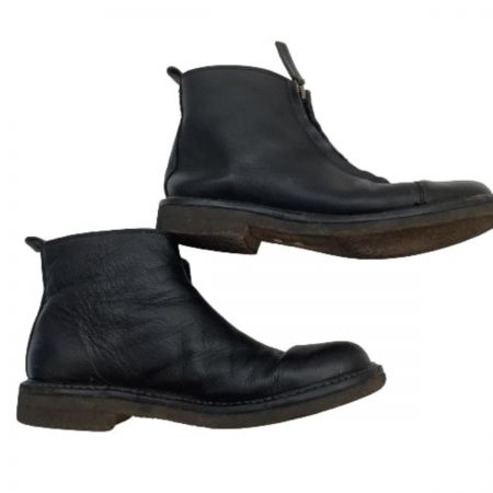  SAYA レディース ショートブーツ SIZE 24cm レザー ブラック