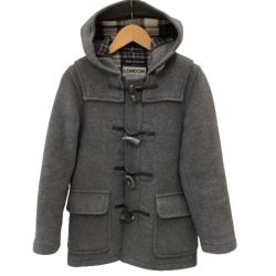LONDON Tradition ロンドントラディション レディース ダッフルコート SIZE 34 グレー Bランク