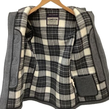 LONDON Tradition ロンドントラディション レディース ダッフルコート SIZE 34 グレー