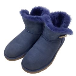 UGG アグ レディース ムートンブーツ SIZE 23cm ブルー Bランク
