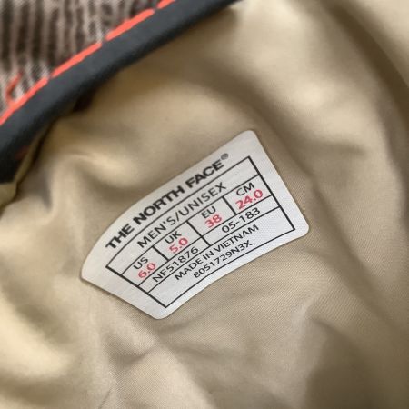  THE NORTH FACE ザノースフェイス ヌプシブーティーウォータープルーフ メンズ レディース SIZE 24cm ベージュ