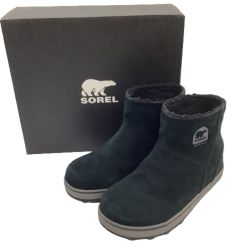 ♪♪ SOREL ソレル レディース ショートブーツ SIZE 24.5cm ブラック Bランク