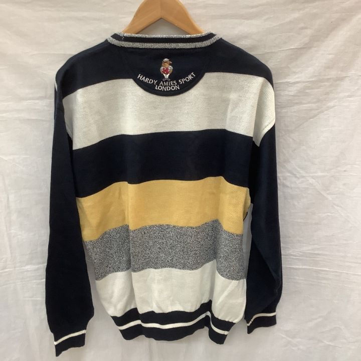 HARDY AMIES SPORTS ハーディーエイミス メンズ ニット セーター SIZE M ネイビー｜中古｜なんでもリサイクルビッグバン