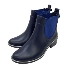 ♪♪ Kate Spade ケイトスペード レディース レインブーツ 長靴 SIZE US 6/7(23～24cm相当) ネイビー Cランク