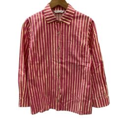 ♪♪ Marimekko マリメッコ レディース シャツ ストライプ SIZE XS ピンク×イエロー Bランク