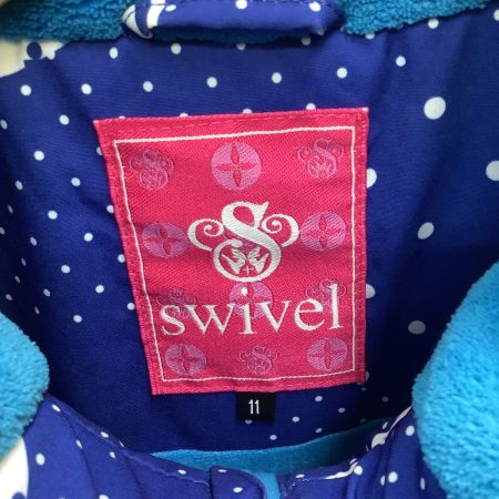 swivel スイベル スウィベル レディース スノーウェア アウトドア 防寒 ジャンパー SIZE L ブルー
