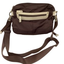 ♪♪ agnes b アニエスベー レディース ショルダーバッグ ブラウン Bランク