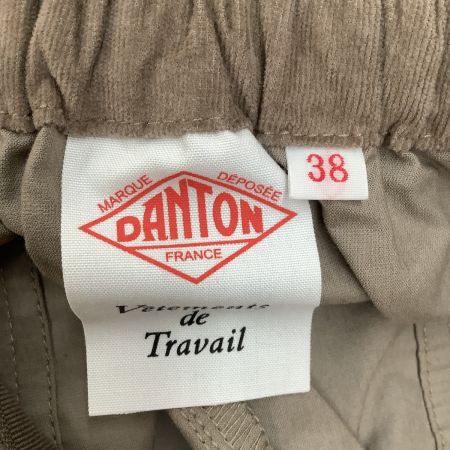 DANTON ダントン レディース パンツ コーデュロイ SIZE 38 ベージュ
