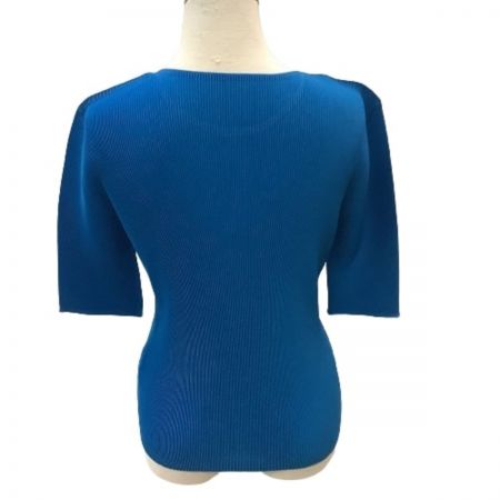  ISSEY MIYAKE イッセイミヤケ PLEATS PLEASE カットソー SIZE 3 PP63FK342 ブルー