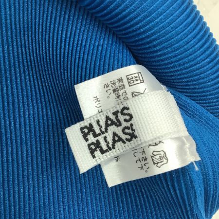  ISSEY MIYAKE イッセイミヤケ PLEATS PLEASE カットソー SIZE 3 PP63FK342 ブルー