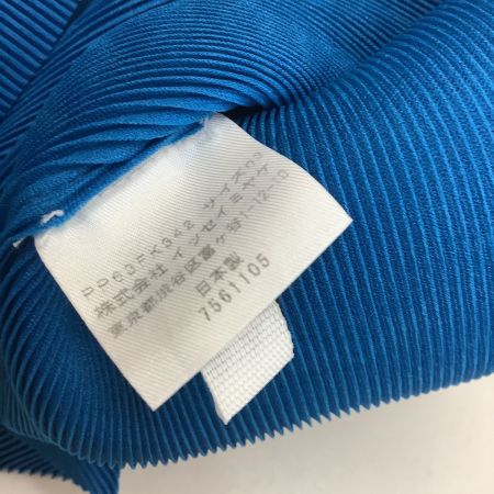  ISSEY MIYAKE イッセイミヤケ PLEATS PLEASE カットソー SIZE 3 PP63FK342 ブルー