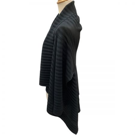 ISSEY MIYAKE イッセイミヤケ PLEATS PLEASE 変形 レア ジャケット PP83-F0355 墨黒