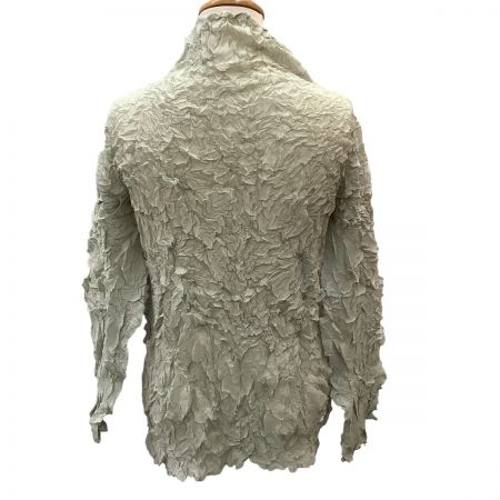  ISSEY MIYAKE イッセイミヤケ 長袖カットソー シワ加工 クシュクシュ SIZE M IM02FJ938 ミント