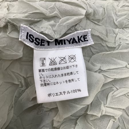  ISSEY MIYAKE イッセイミヤケ 長袖カットソー シワ加工 クシュクシュ SIZE M IM02FJ938 ミント